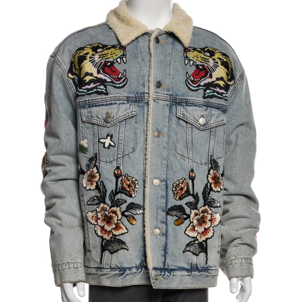 Mens Gucci Denim lined Jacket
